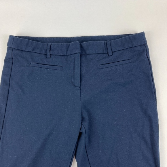 Kenar Dress Pants Womens Size 10 Navy Blue Flat Front Pockets - Picture 3 of 10